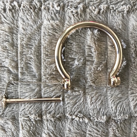 Zara gold cuff bracelet bangle - Picture 4 of 5